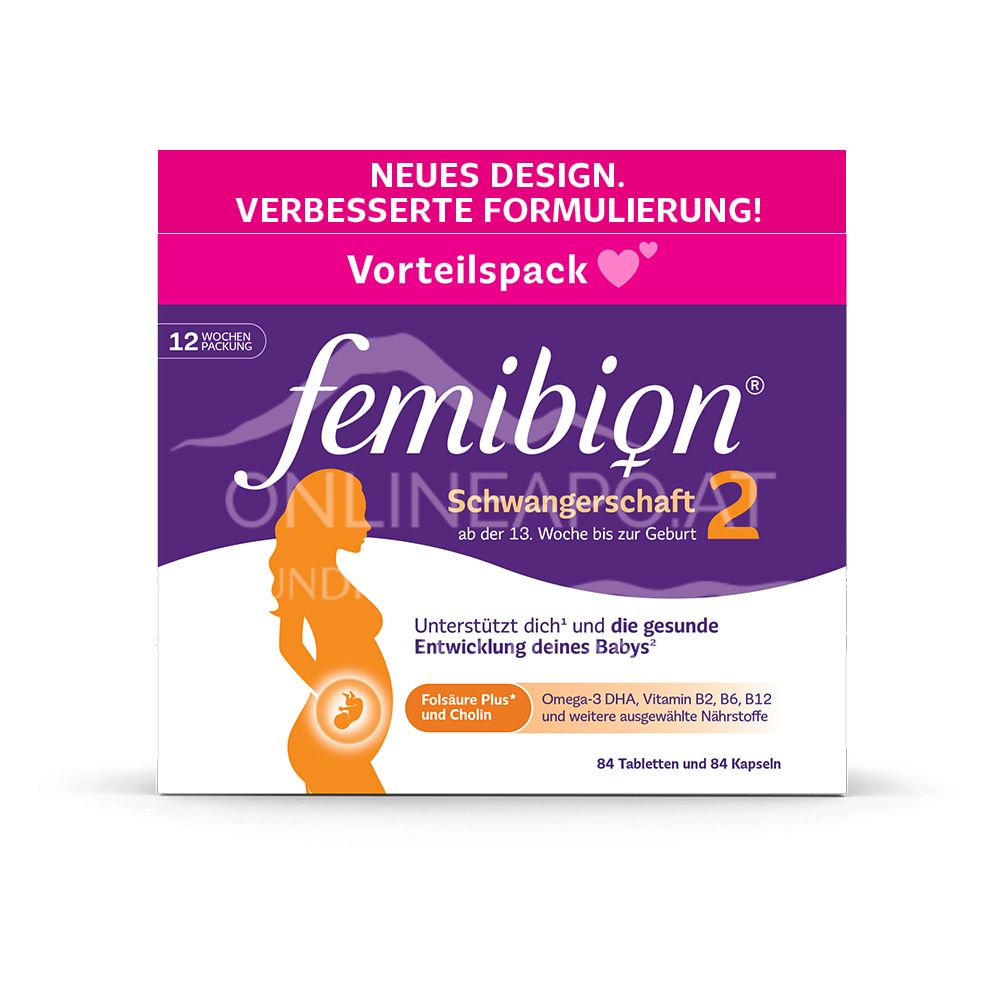 Femibion® 2 Schwangerschaft 84 Tabletten + 84 Kapseln