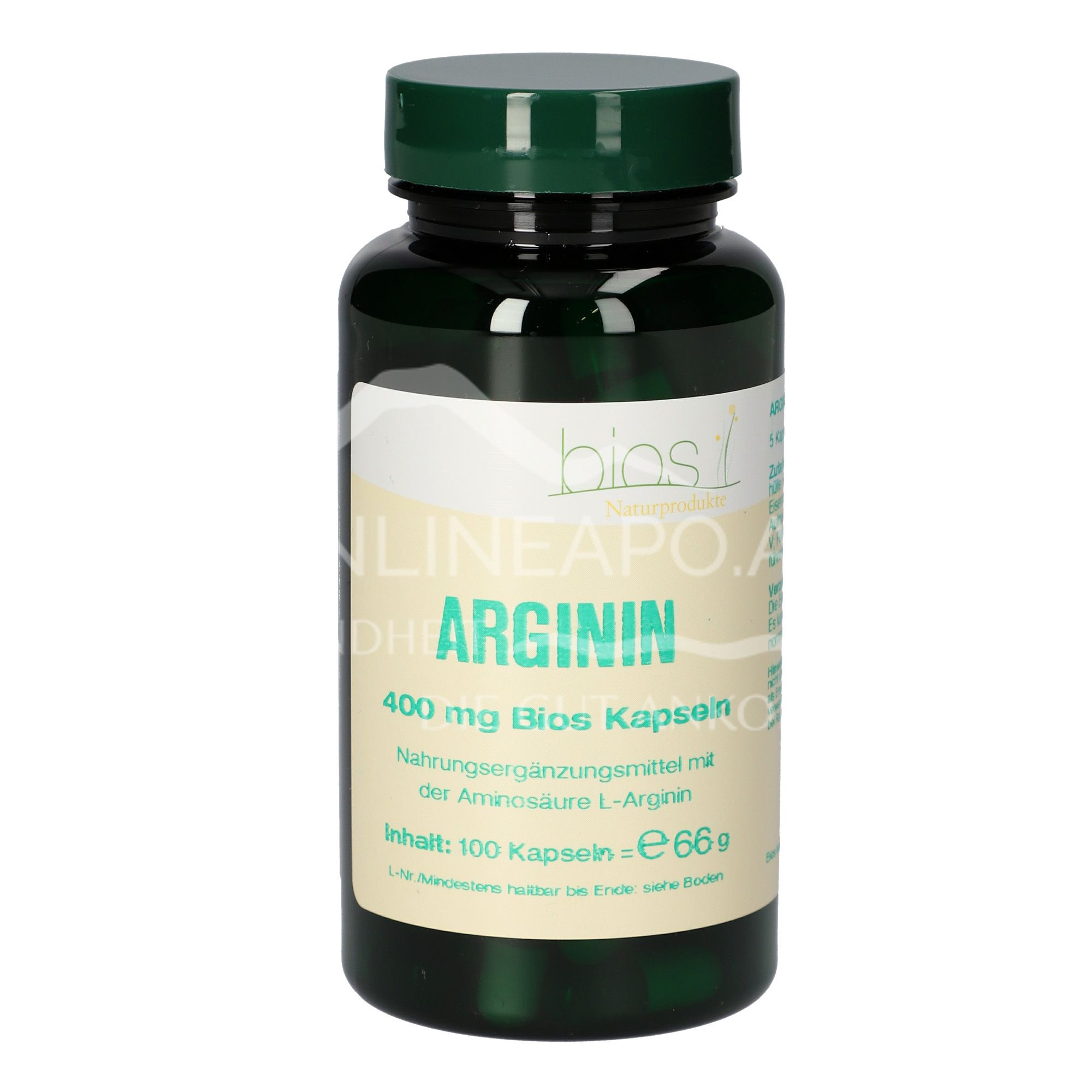 Bios Arginin 400 mg Kapseln