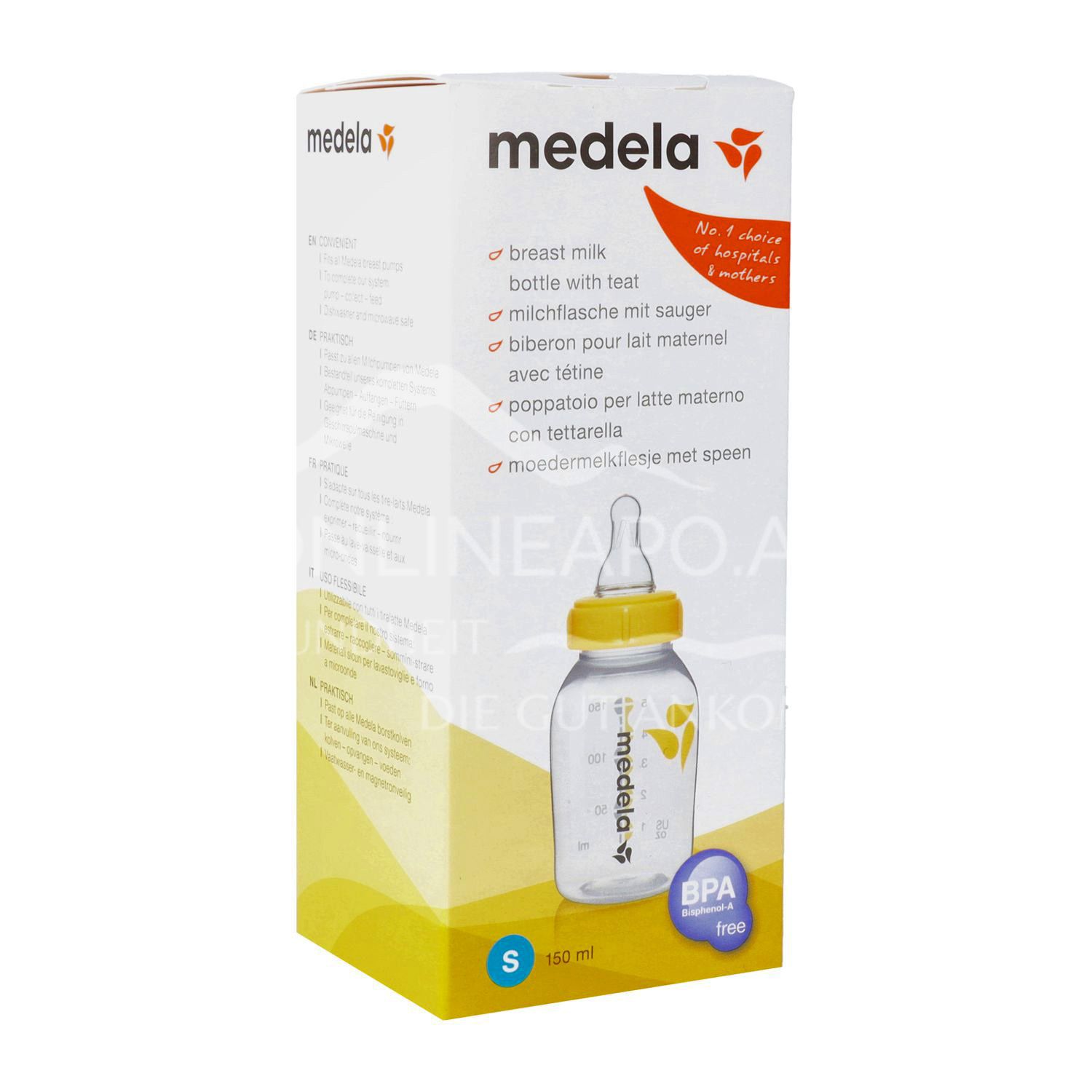Medela Milchflasche 150 ml mit Sauger S