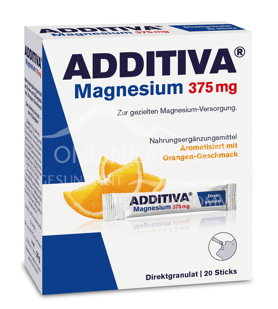 ADDITIVA® Magnesium 375 mg Direktgranulat Sticks
