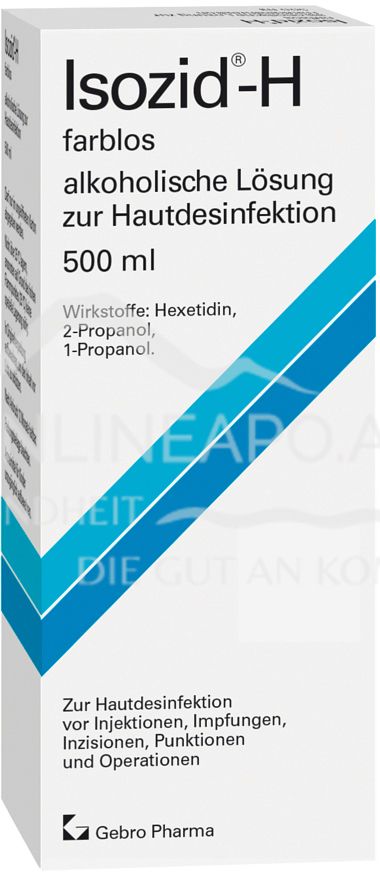 Isozid®-H colourless - alcoholic solution for skin disinfection
