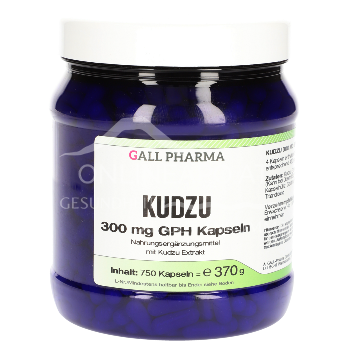 Gall Pharma Kudzu 300 mg capsules