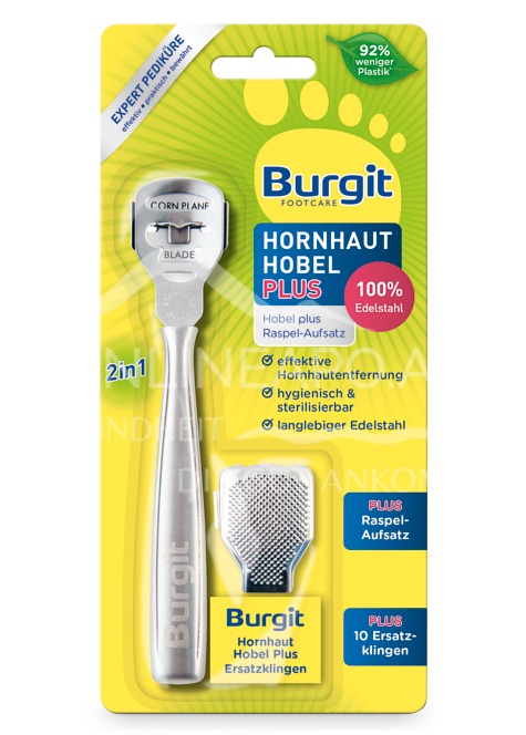 Burgit Footcare Hornhaut Hobel Plus