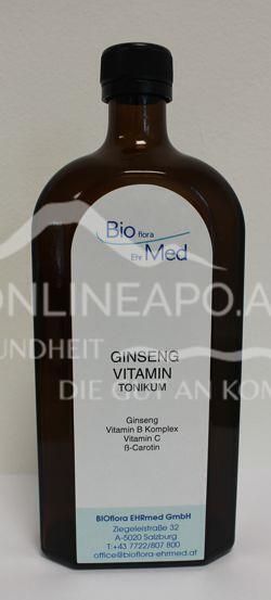 Ginseng Vitamin Tonic Bioflora Ehrmed