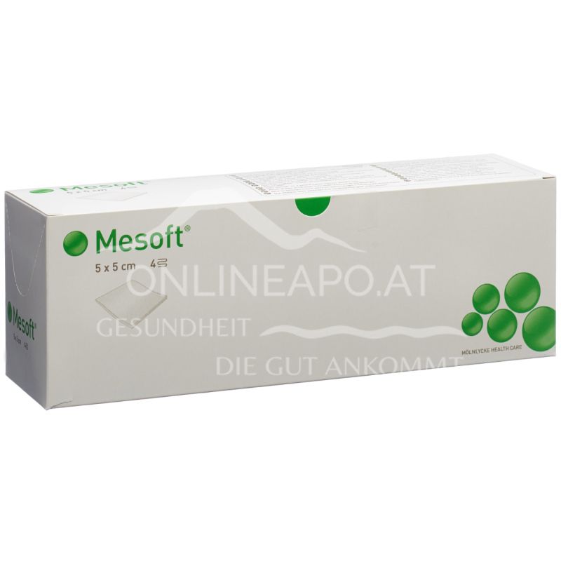 Mesoft® Vlieskompressen steril 5 x 5 cm, 75 x 2 Stück