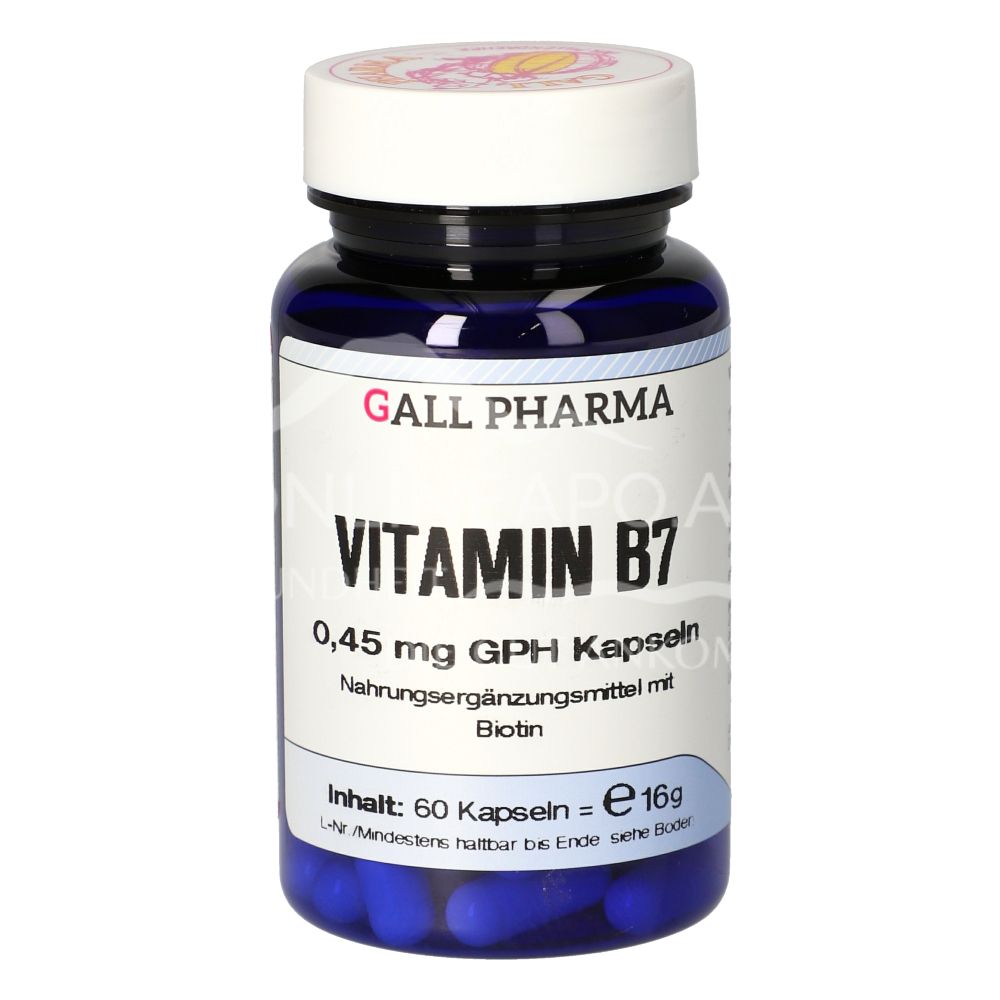 Gall Pharma Vitamin B7 0.45 mg capsules