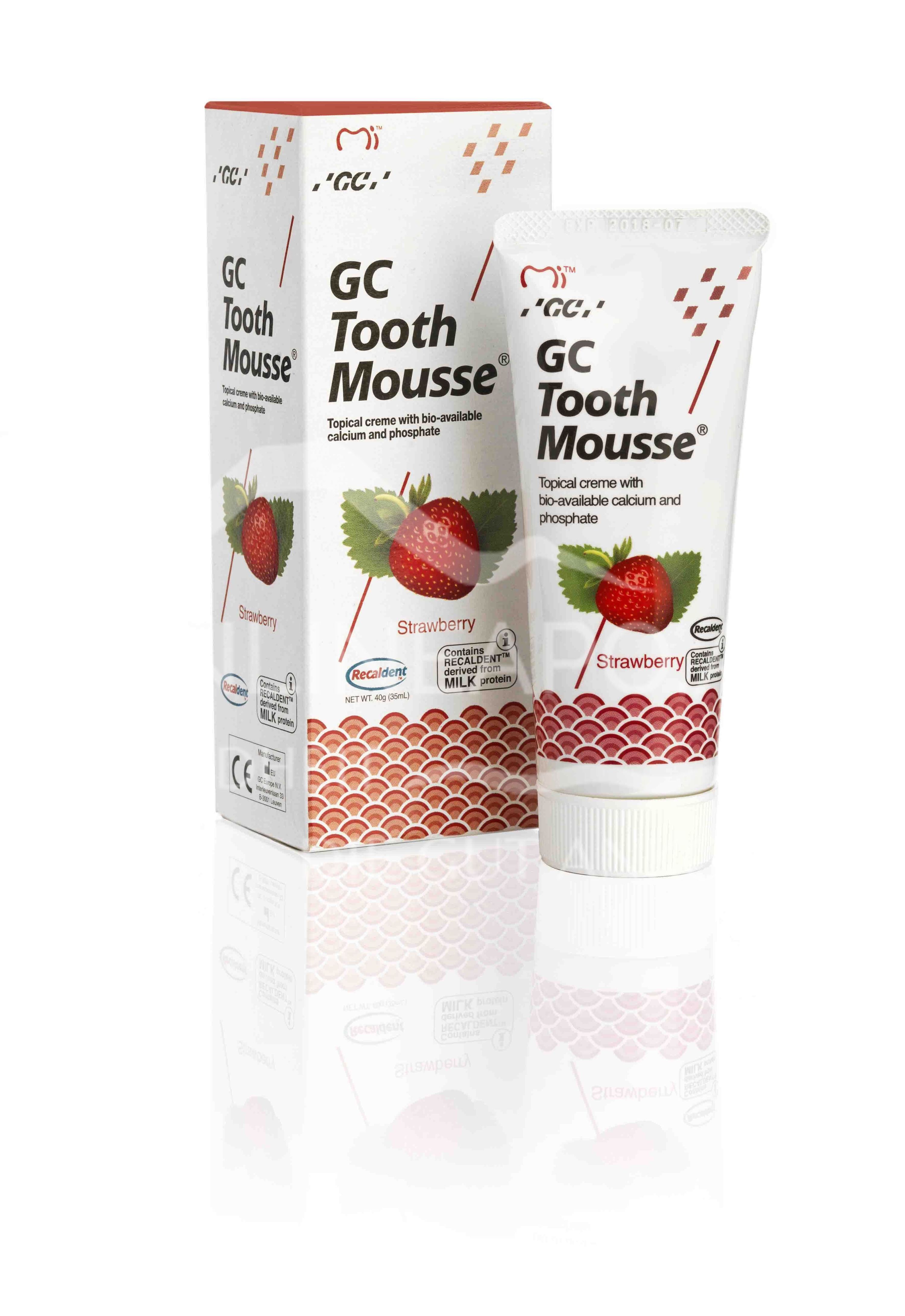 GC Tooth Mousse Zahncreme Erdbeere