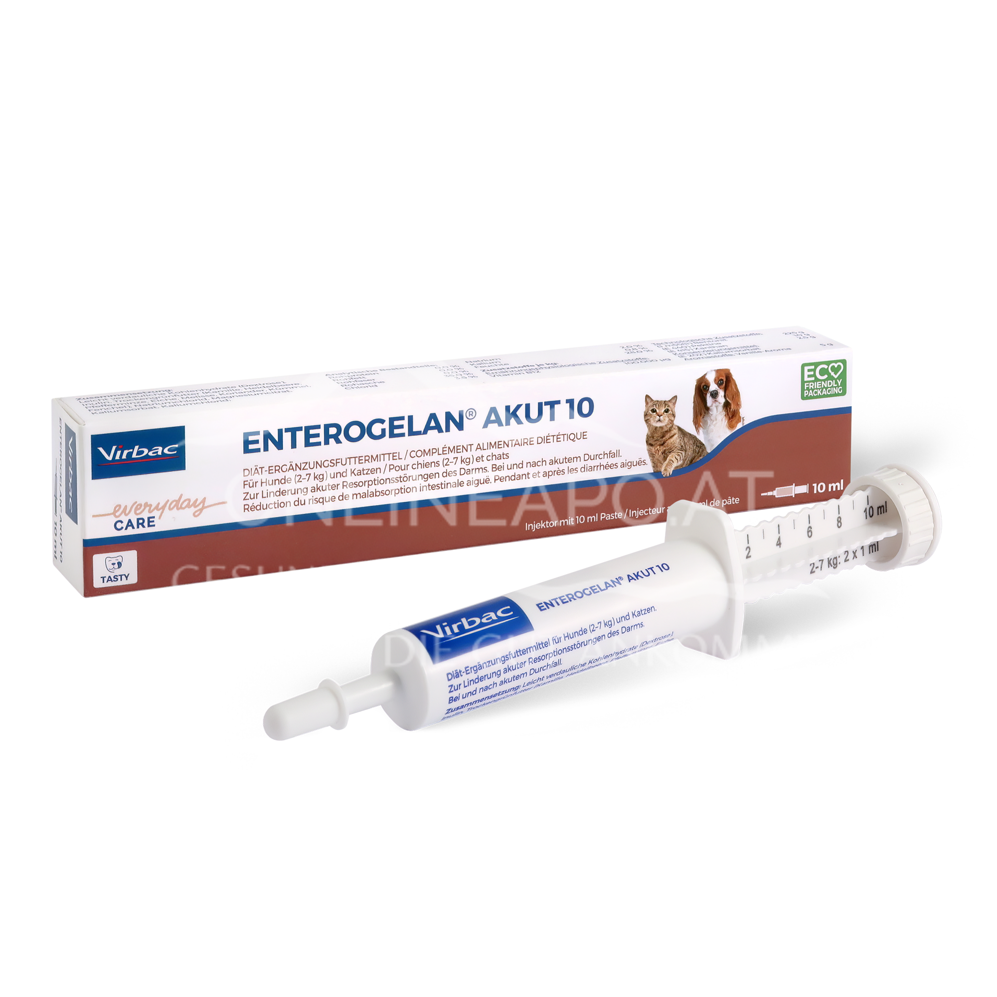 Enterogelan acute 10 injector for cats and small dogs