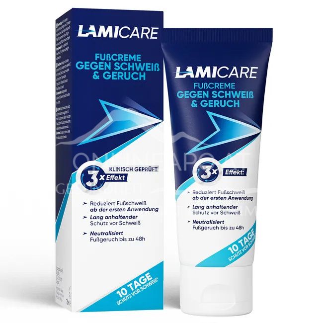 LamiCare Fußcreme Gegen Schweiß & Geruch
