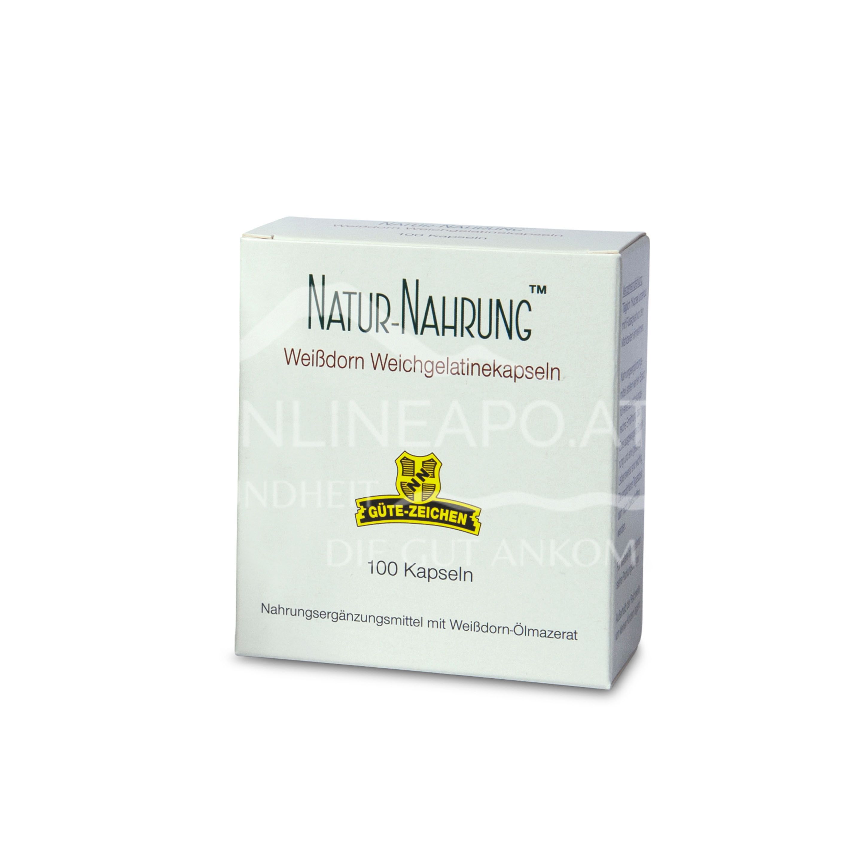 Natur-Nahrung Hawthorn soft gelatine capsules