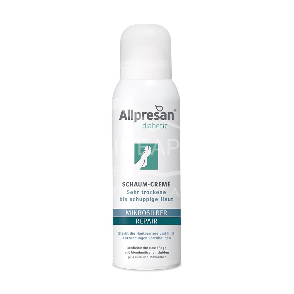 Allpresan® diabetic MIKROSILBER + REPAIR Schaum-Creme