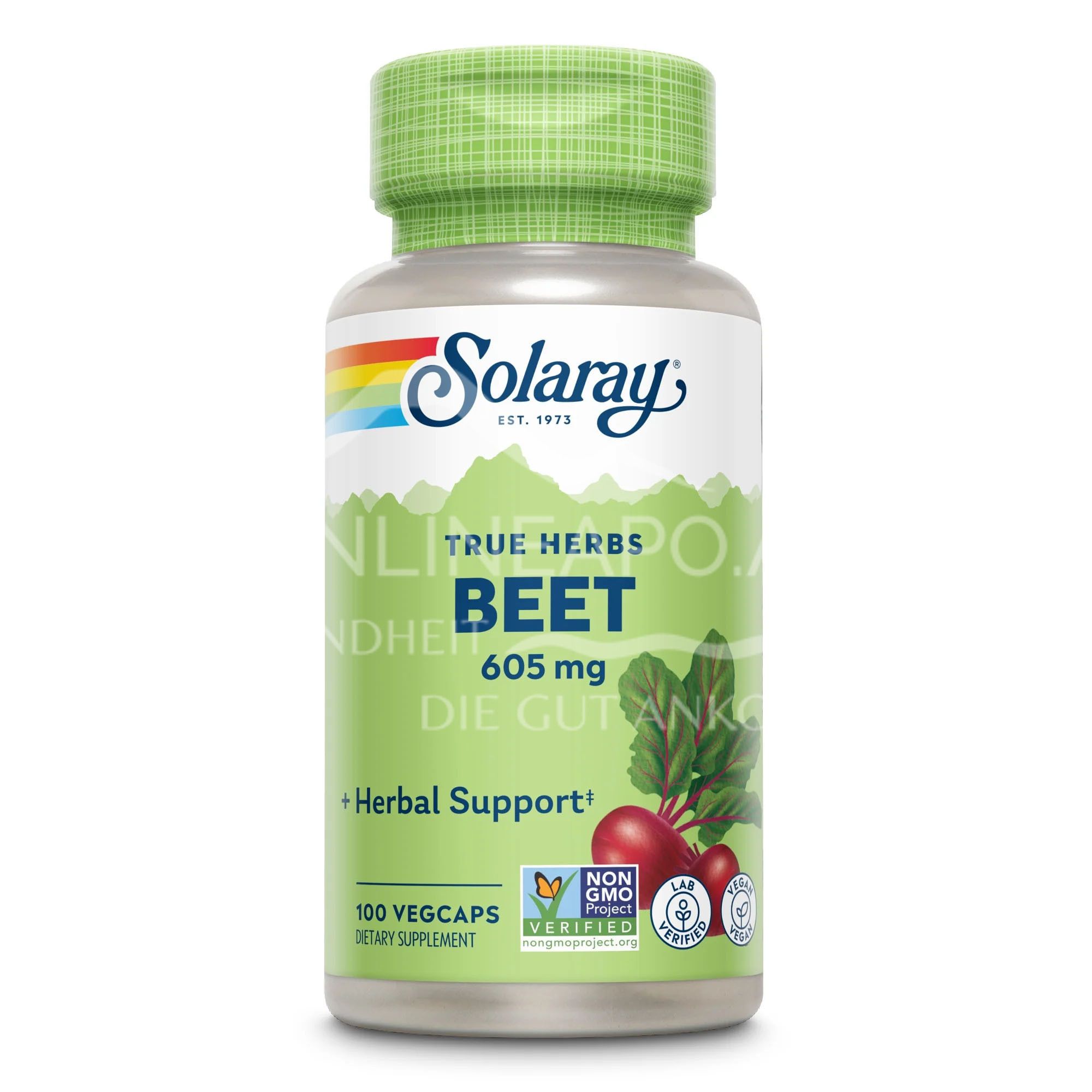 Solaray Rote Beete 605 mg Kapseln