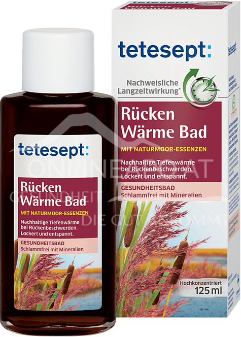 tetesept Gesundheitsbad Rücken Wärme Bad