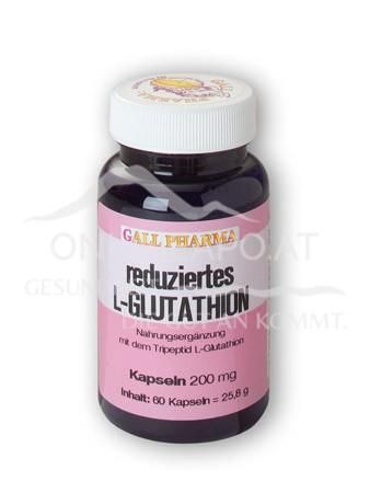 Gall Pharma reduced glutathione 200 mg capsules