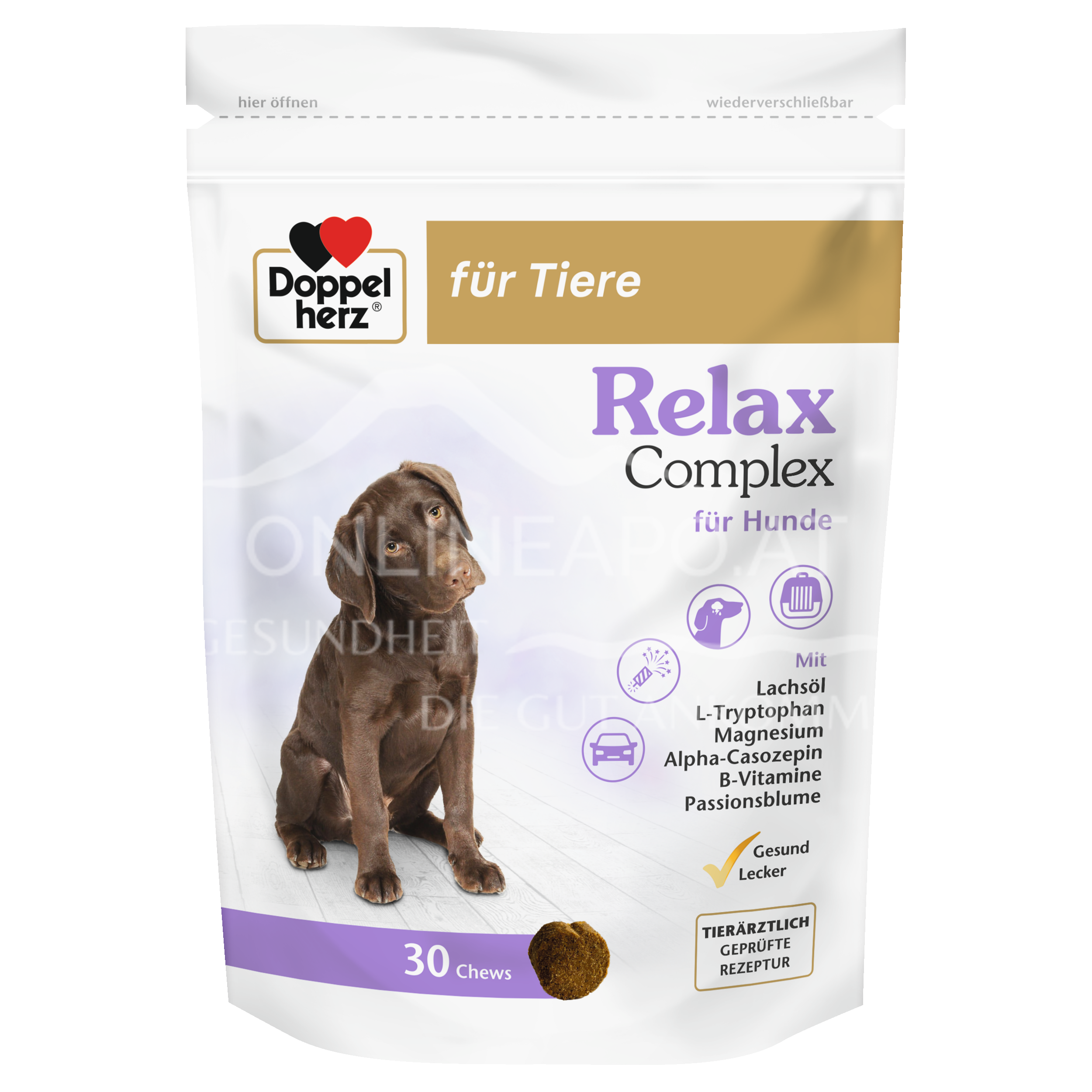 Doppelherz für Tiere Relax Complex für Hunde Leckere Chews