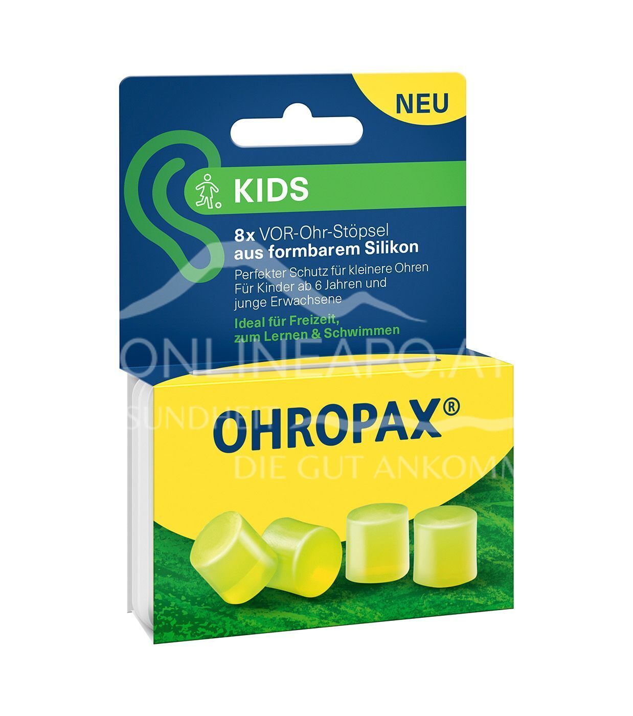 Ohropax Kids Silicon Gehörschutzstöpsel