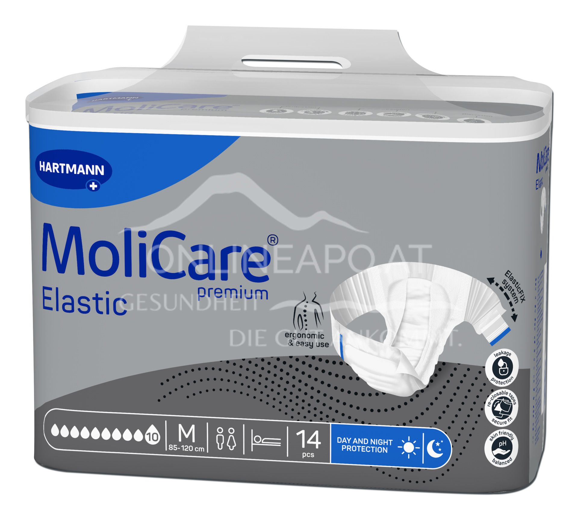 MoliCare® Premium Elastic 10 drops incontinence briefs Medium