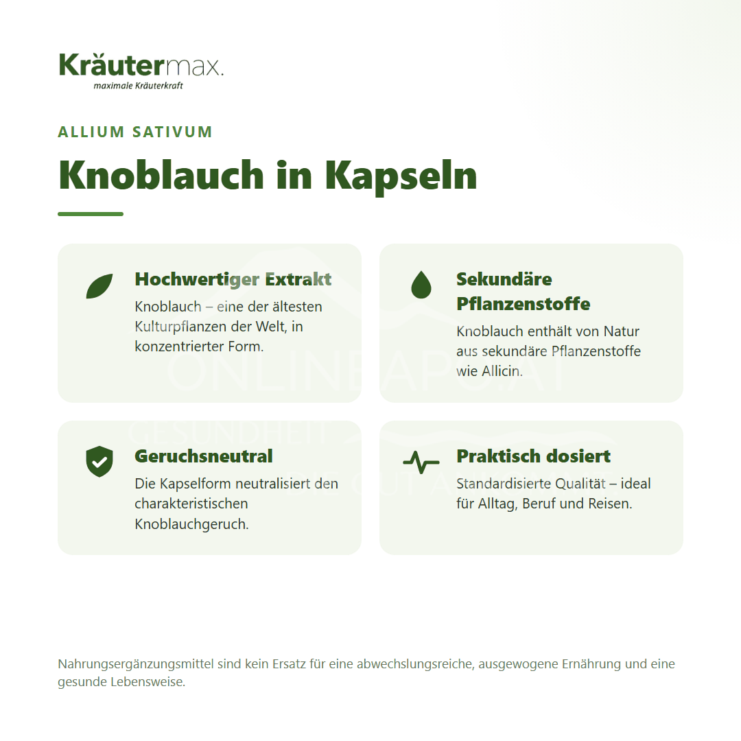 Kräutermax Knoblauch Kapseln
