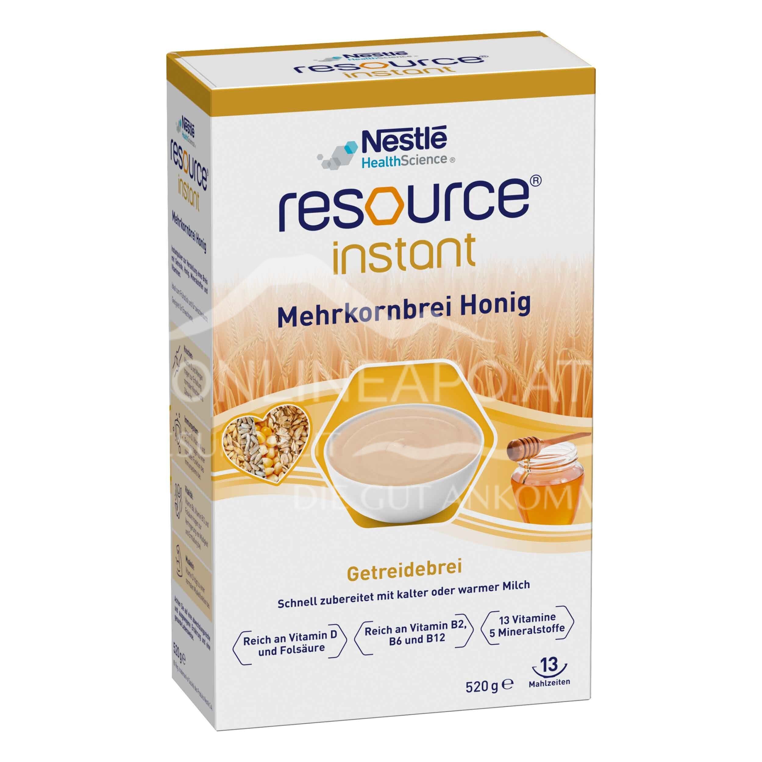 Nestle resource® instant Mehrkornbrei Honig 520g