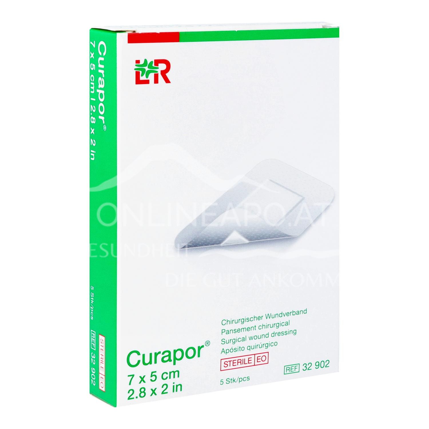 Curapor® Chirurgischer Wundverband steril, 7 x 5 cm