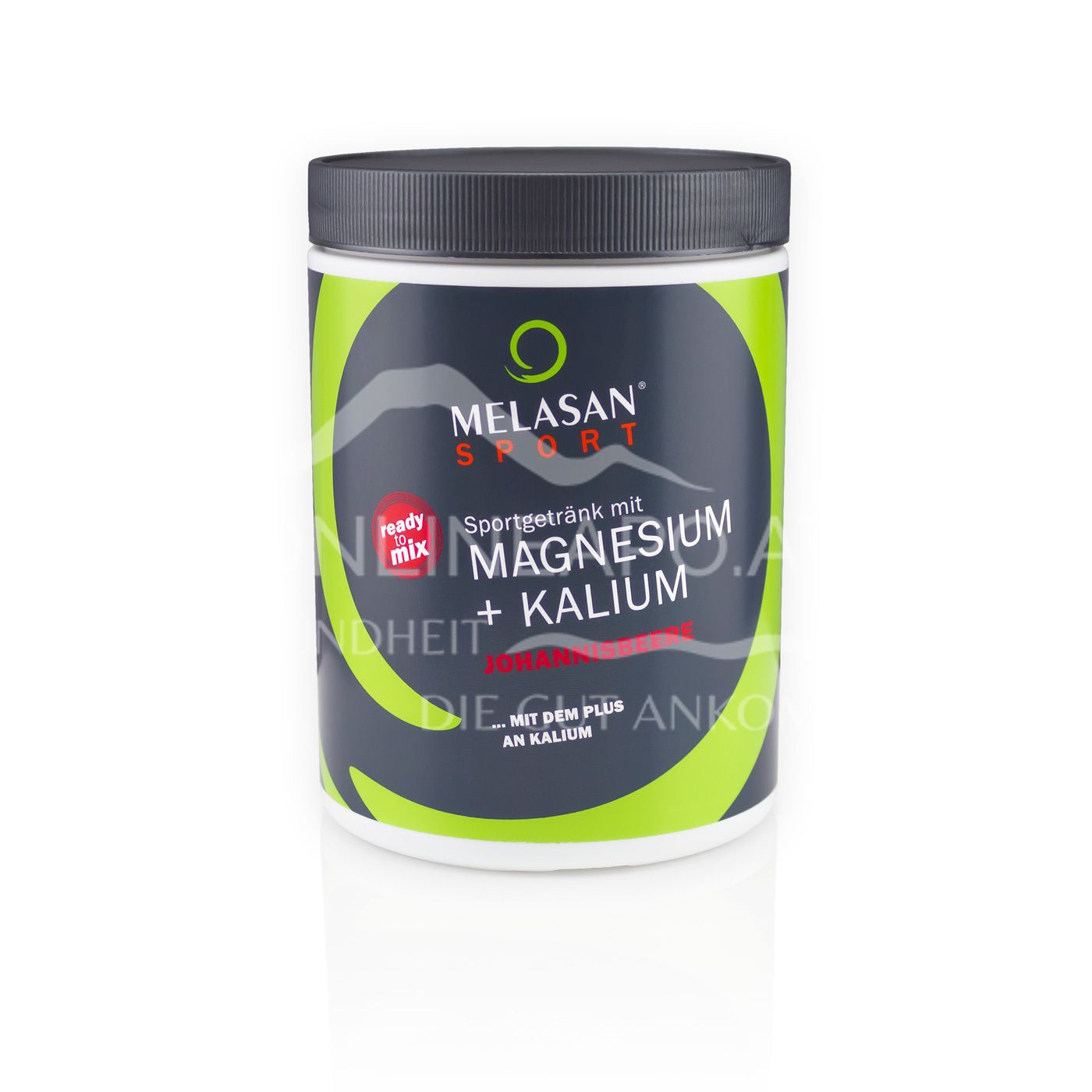 Melasan Sport Sportgetränk mit Magnesium + Kalium Pulver Johannisbeere