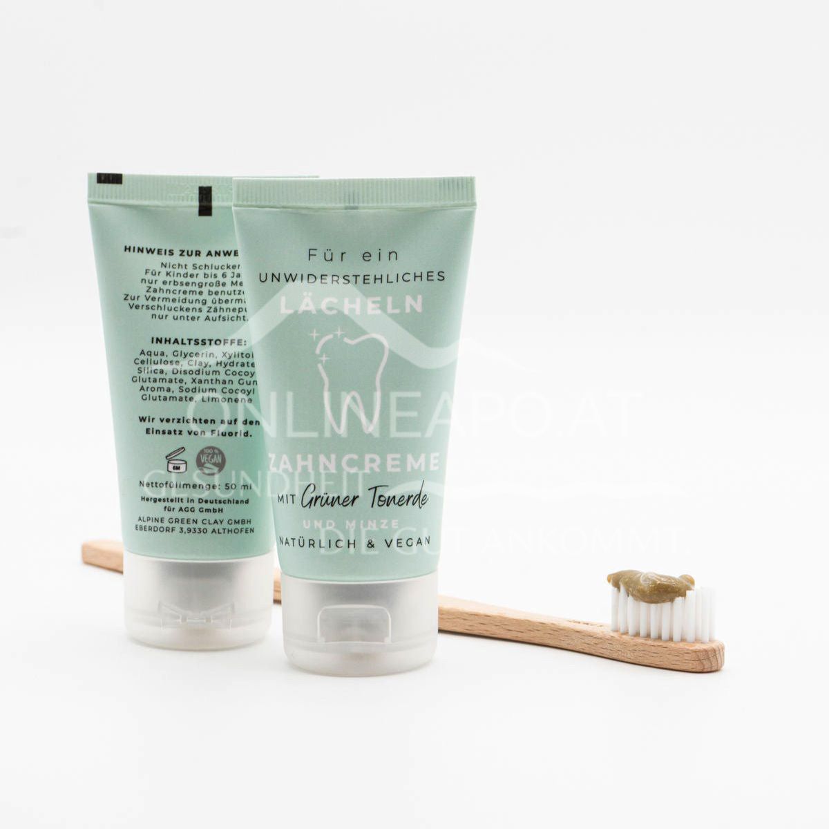 Alpine Green Clay Zahncreme mit Heilerde