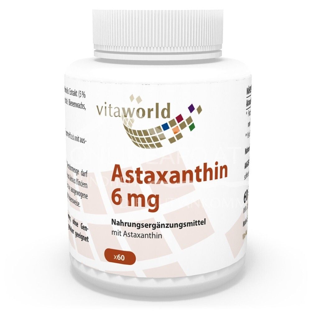 Vitaworld Astaxanthin 6 mg Kapseln