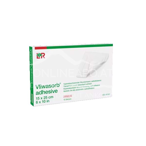Vliwasorb® adhesive Superabsorbierender Wundverband, selbstklebend, steril 15 x 25 cm