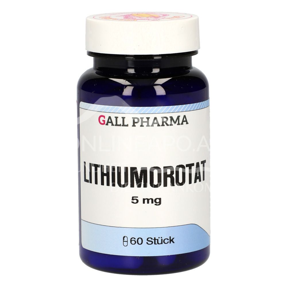 Gall Pharma Lithiumorotat 5 mg Kapseln