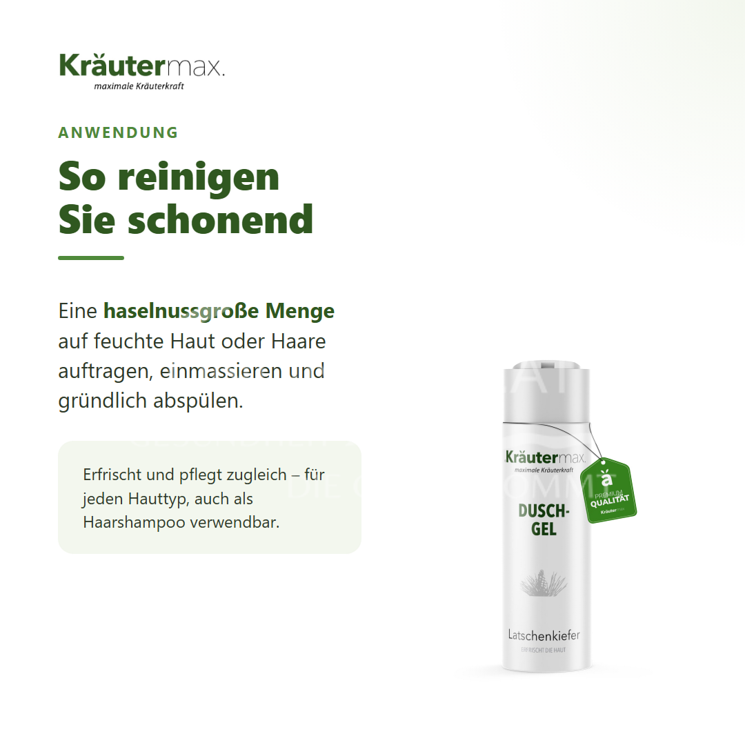 Kräutermax Latschenkiefer Duschgel