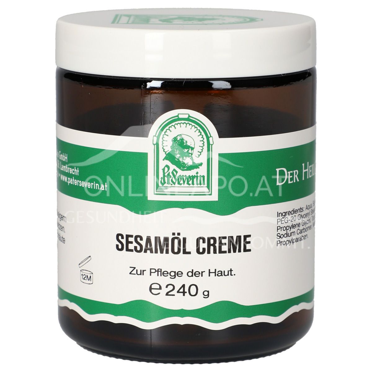 Father Severin sesame oil cream