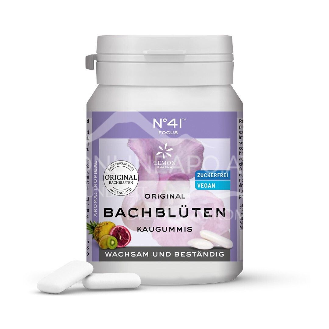 Lemon Pharma N°41 Original Bachblüten Kaugummi "Konzentration"