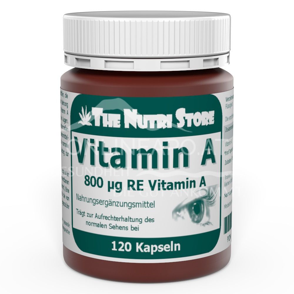 The Nutri Store Vitamin A 800 µg Kapseln