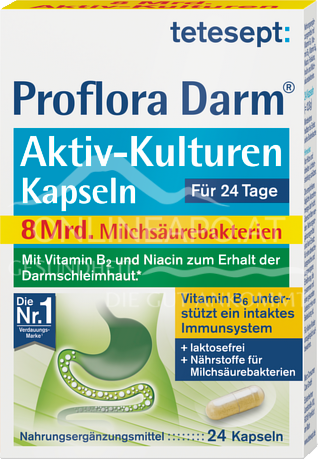 tetesept Proflora® Darm Aktiv-Kulturen Kapseln