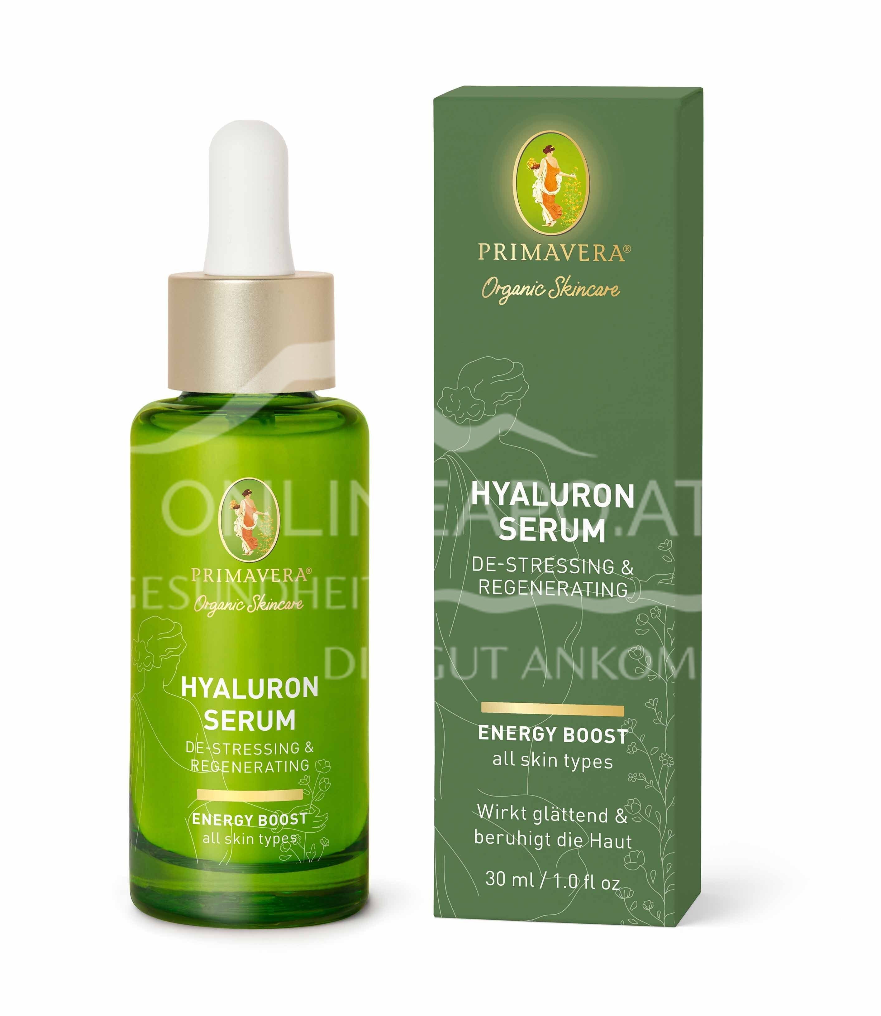 Primavera Energy Boost Hyaluron Serum - De-Stressing & Regenerating
