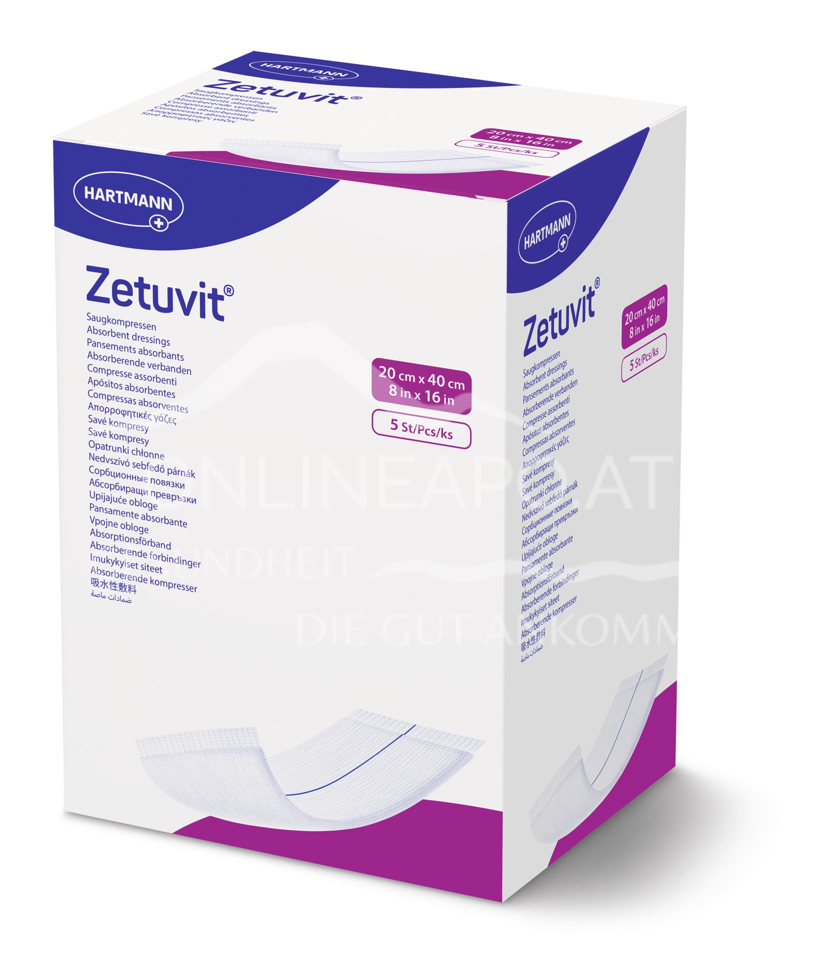Zetuvit® sterile Saugkompressen 20 x 40 cm
