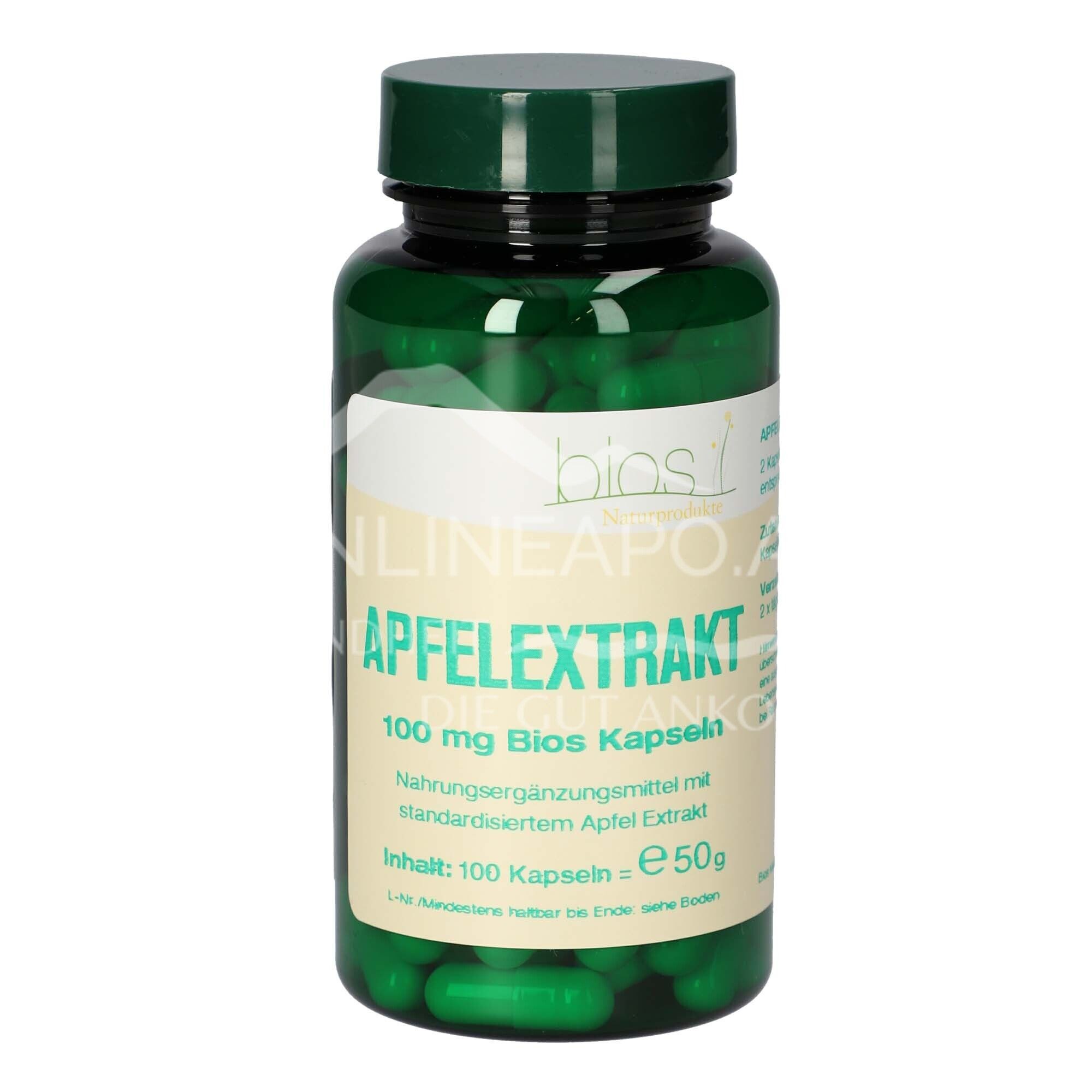 Bios Apfelextrakt 100 mg Kapseln