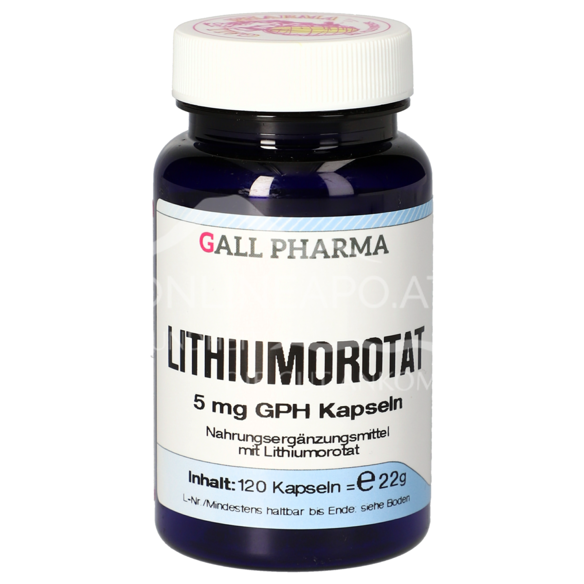 Gall Pharma Lithiumorotat 5 mg Kapseln
