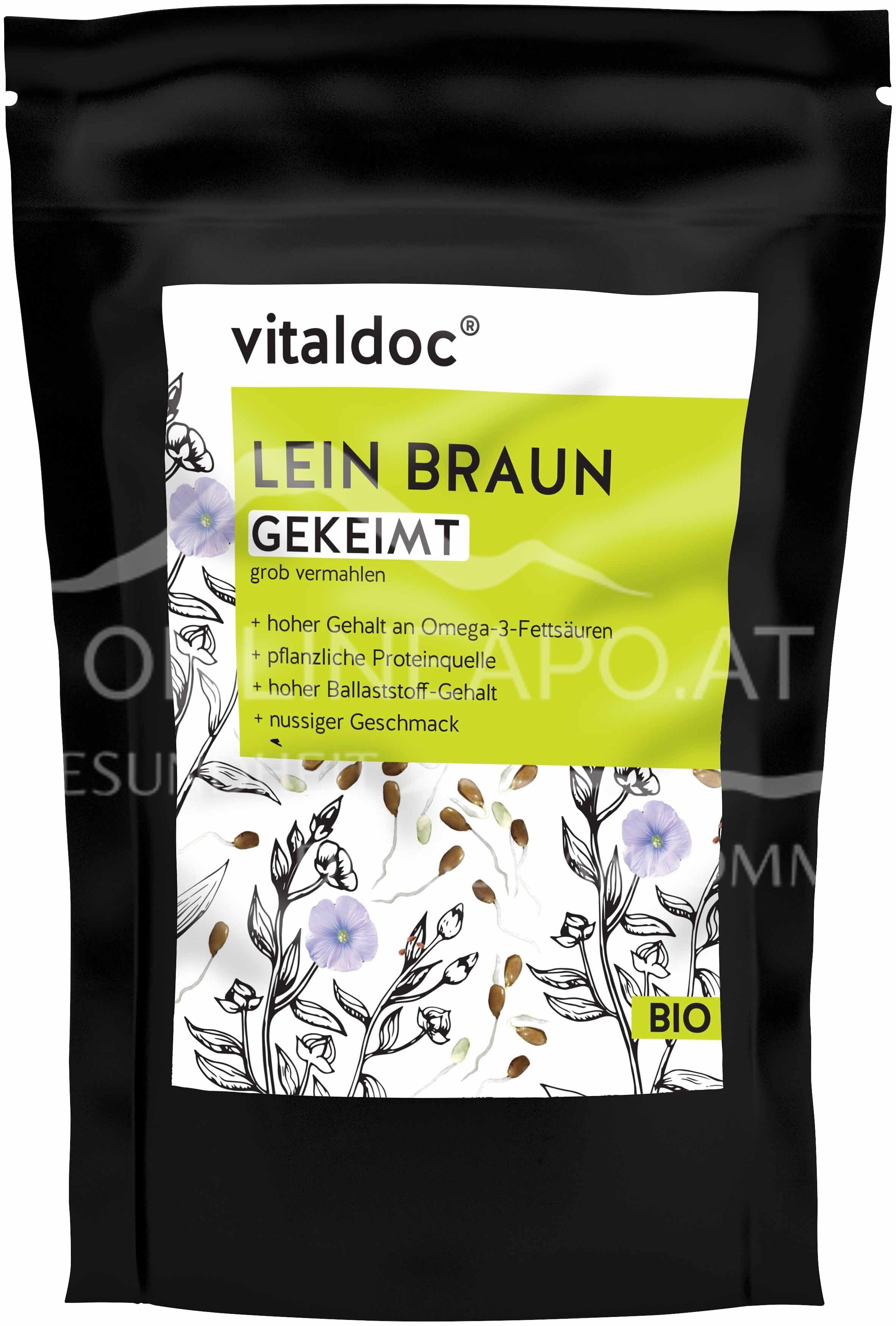 vitaldoc® BIO sprouted linseed, coarsely ground