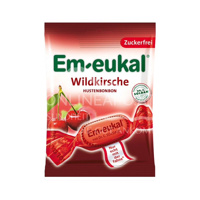 Em-eukal Wildkirsche Hustenbonbons, zuckerfrei