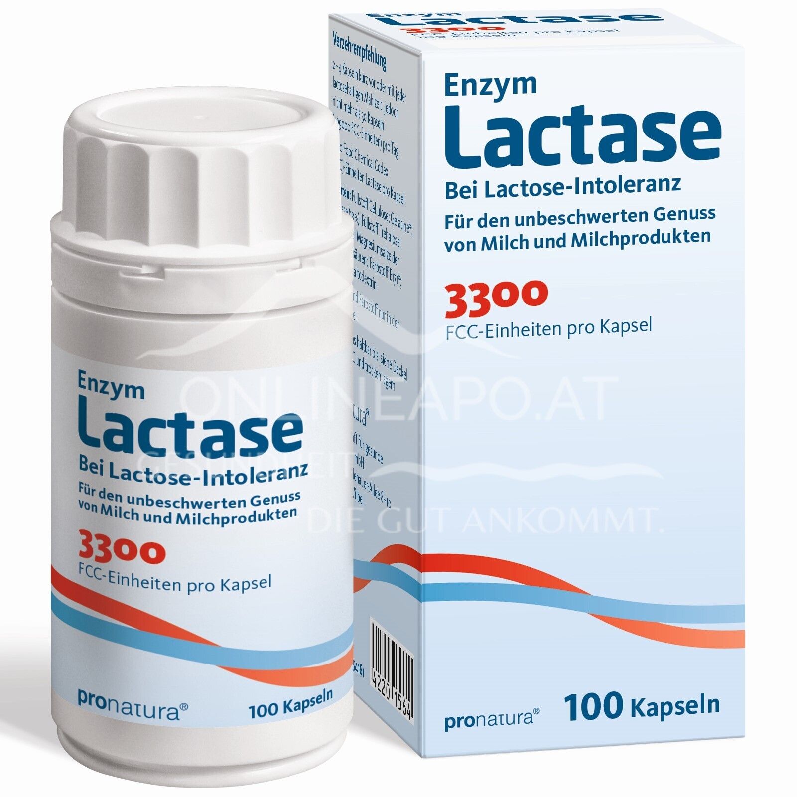 pronatura® Enzym Lactase 3300 FCC Kapseln