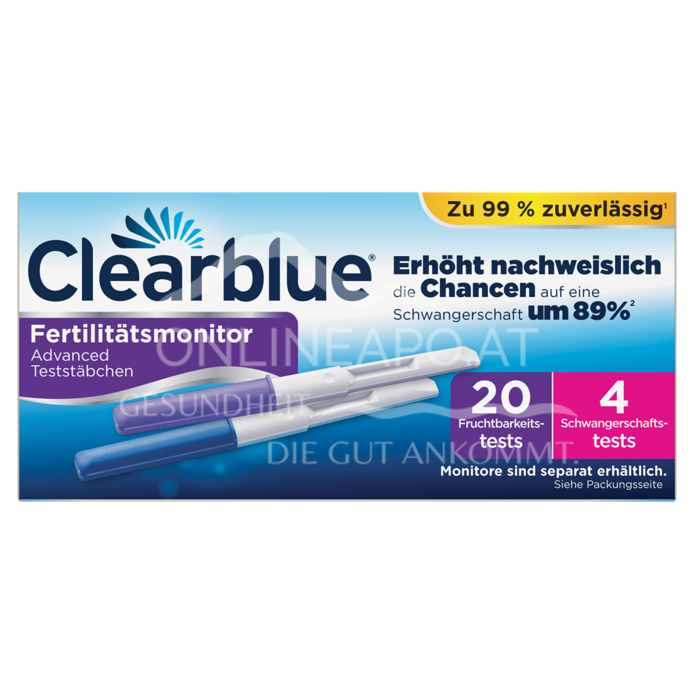 Clearblue Fertilitätsmonitor Advanced Teststäbchen