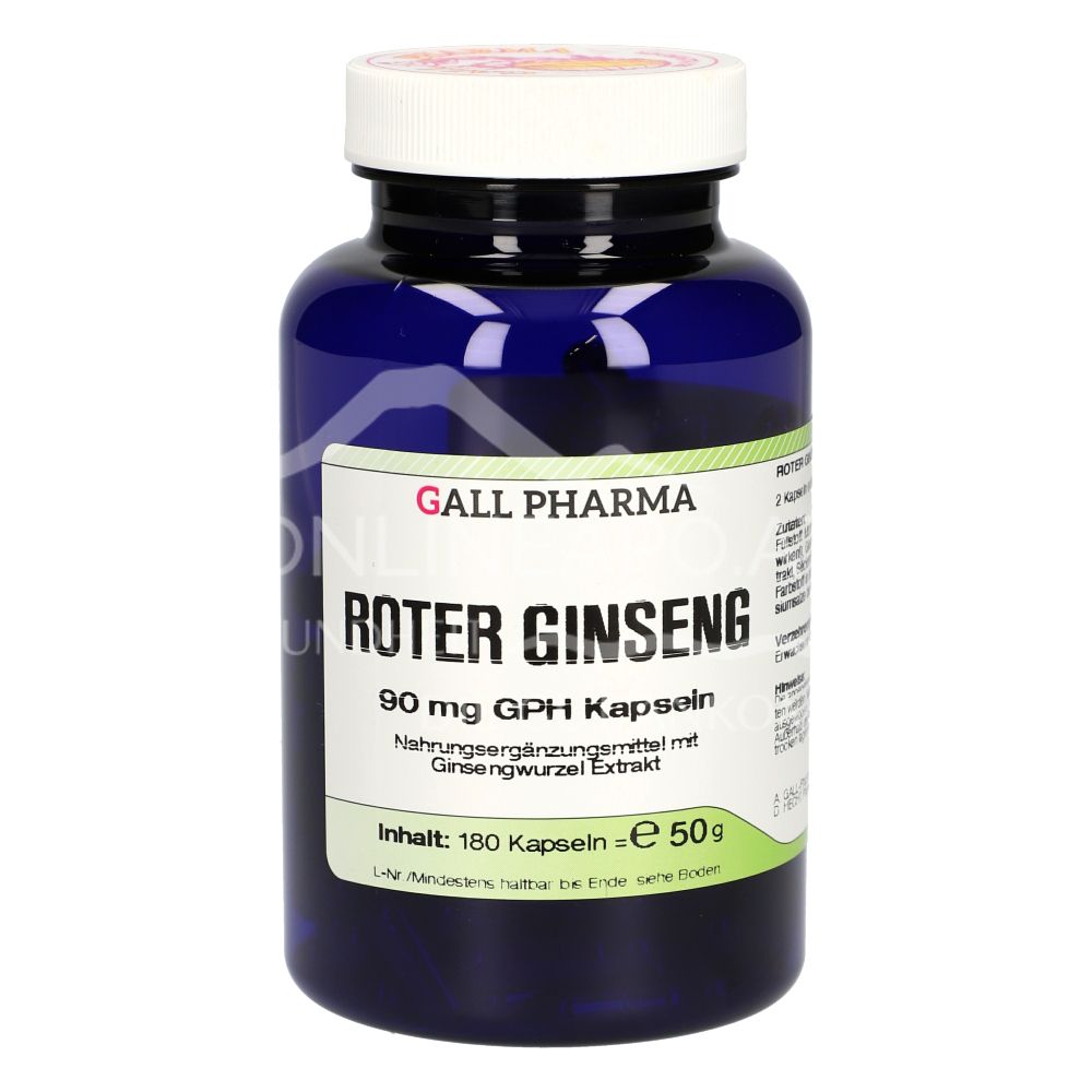 Gall Pharma Red Ginseng 90 mg Capsules