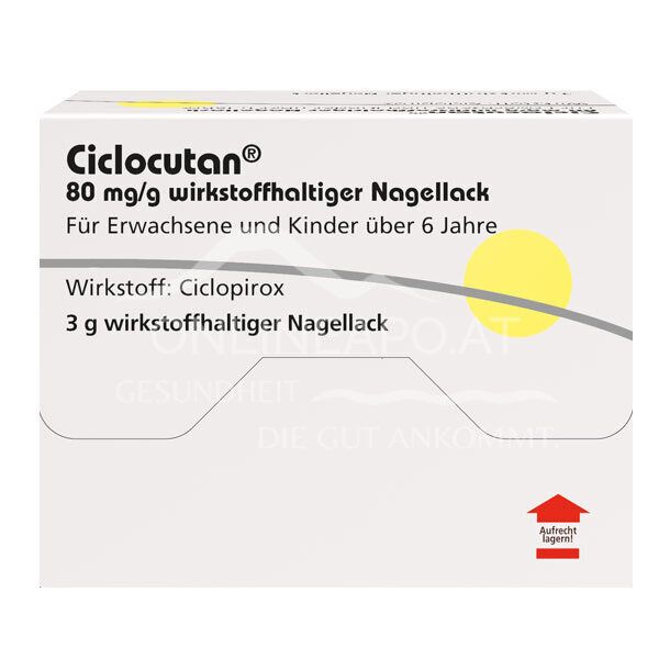 Ciclocutan 80 mg/g wirkstoffhaltiger Nagellack