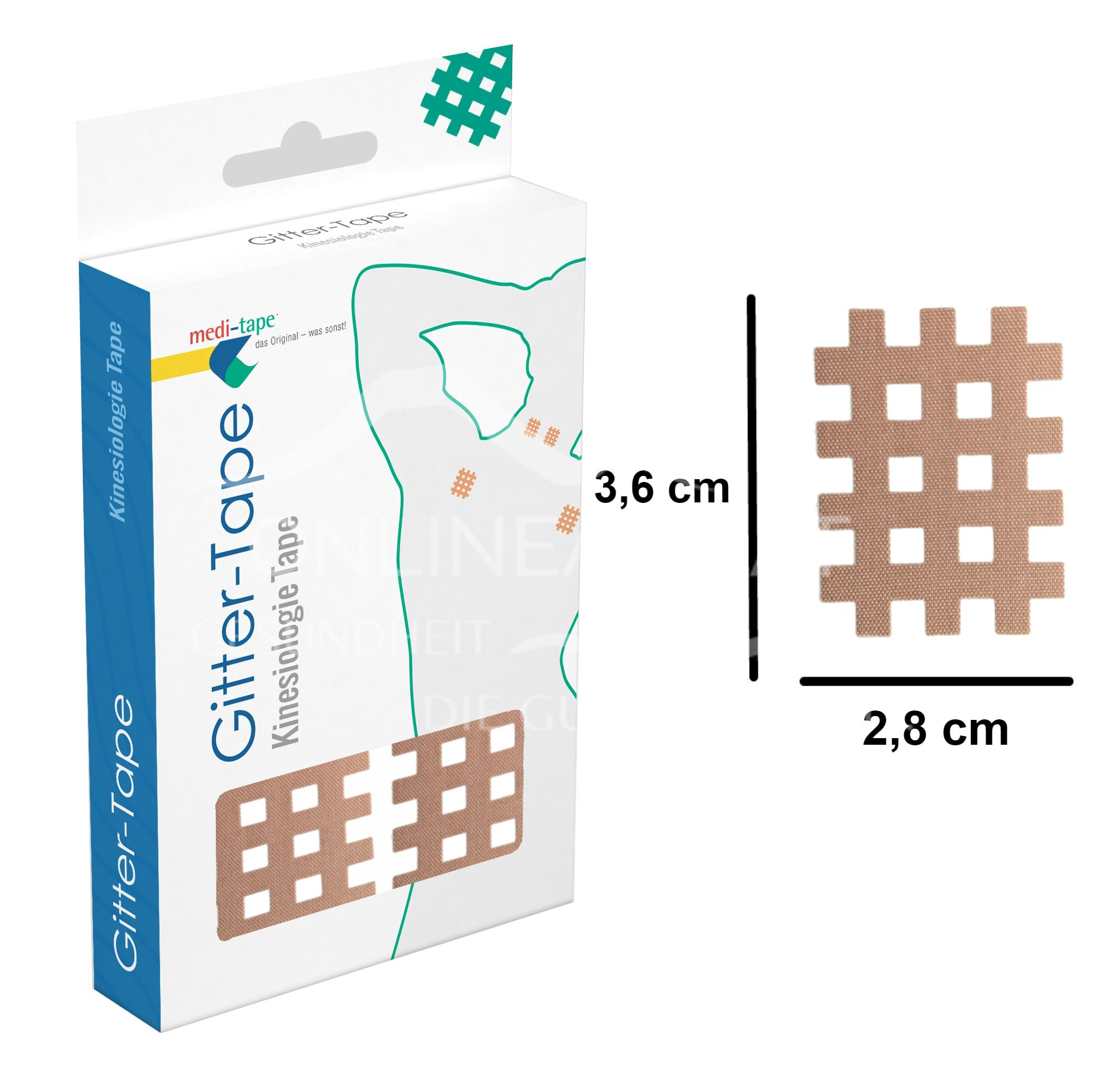 medi-tape Gittertapes mittel
