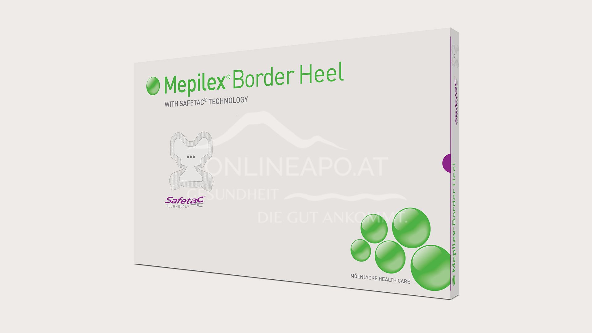 Mepilex® Border Heel foam bandage 22 x 23 cm