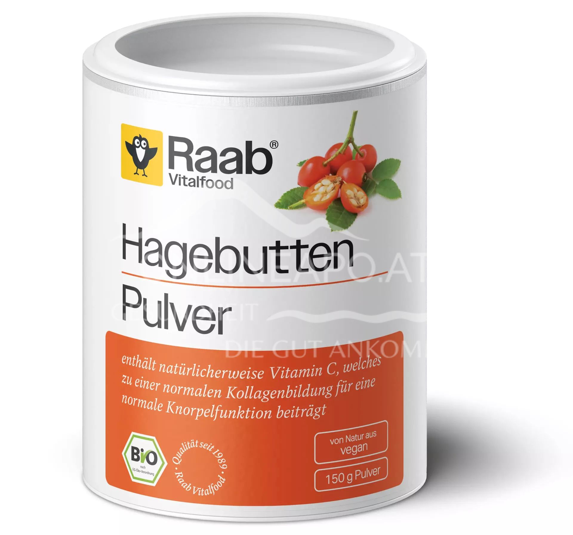 Raab® Vitalfood Bio Hagebutte Pulver