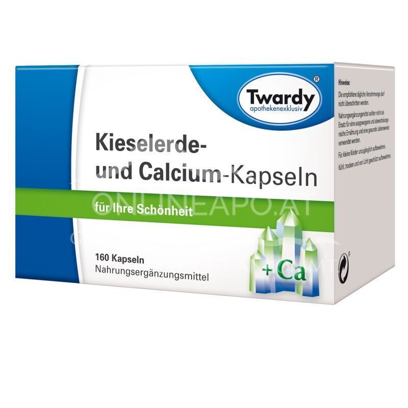 Twardy Kieselerde‐ und Calcium‐Kapseln