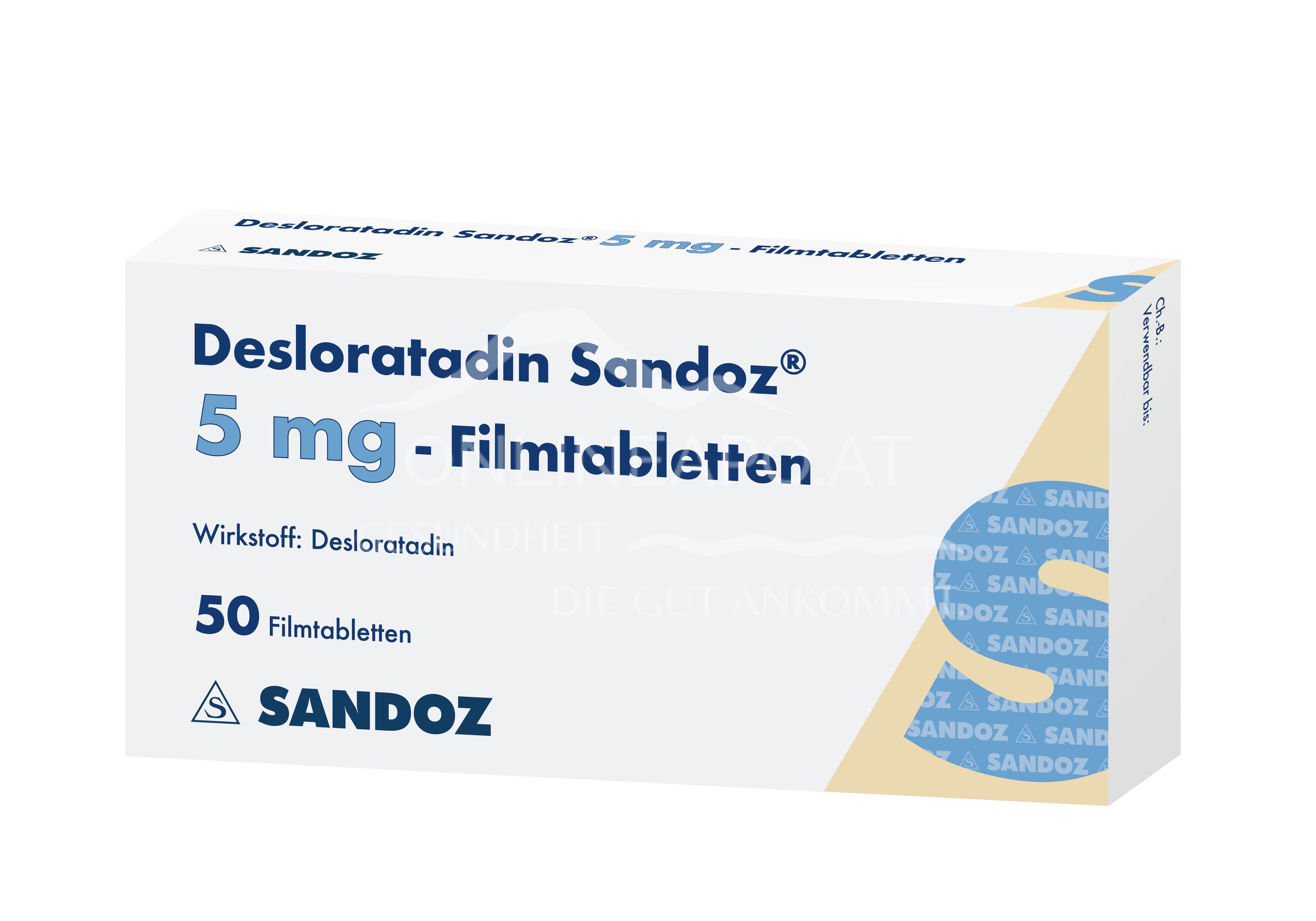 Desloratadine Sandoz film-coated tablets 5mg