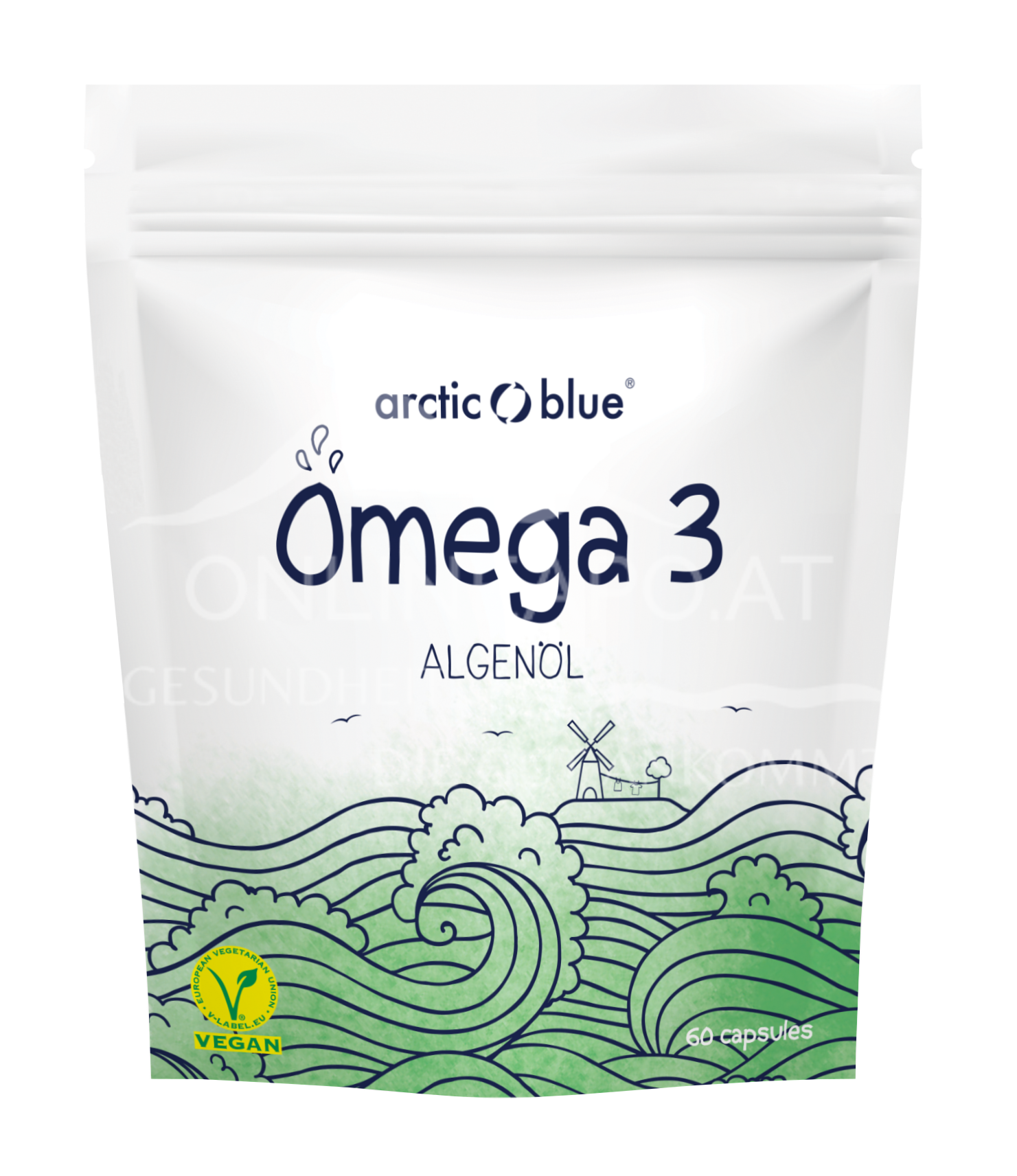 Arctic Blue OMEGA 3 ALGENOEL VEG KPS ARB 60ST